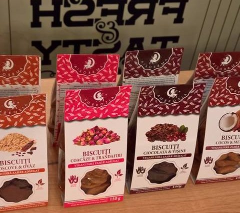 Ambrozia vegan biscuits, four varieties