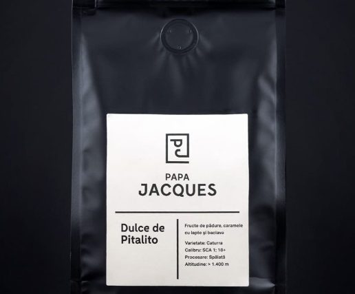 A bag of Papa Jacques Dulce de Pitalito